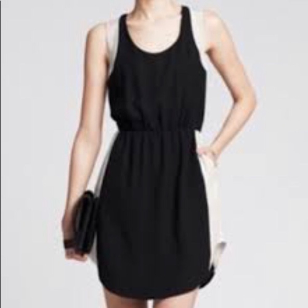 Banana Republic colorblock racerback dress